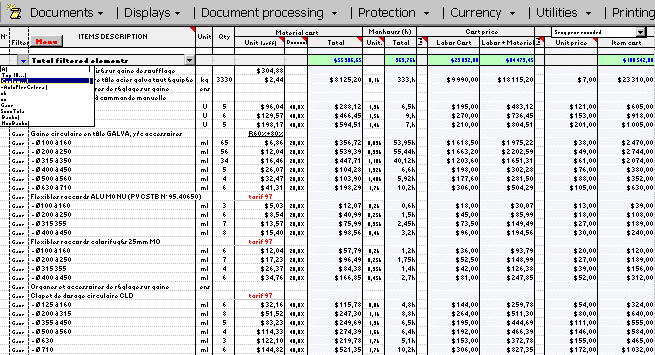 building estimate excel sheet